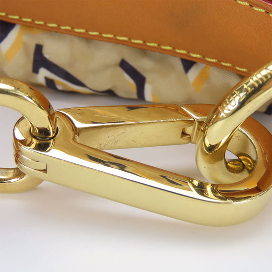 LOUIS VUITTON Shoulder Bag M40236 Nylon beige Cruise line Bull MM Women Used Authentic