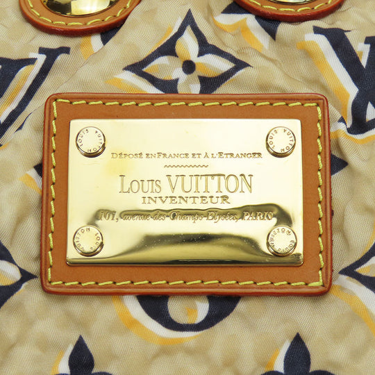 LOUIS VUITTON Shoulder Bag M40236 Nylon beige Cruise line Bull MM Women Used Authentic