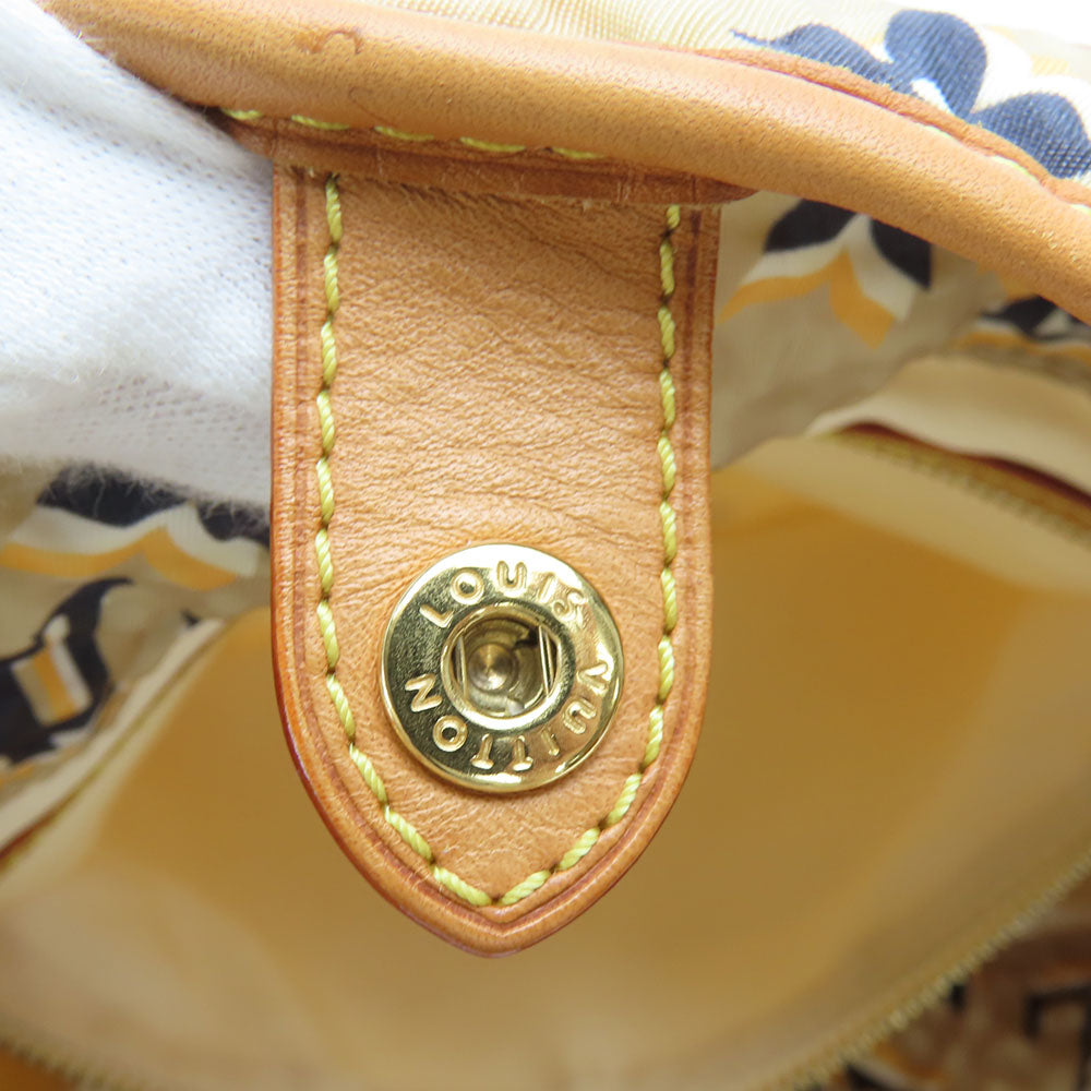 LOUIS VUITTON Shoulder Bag M40236 Nylon beige Cruise line Bull MM Women Used Authentic
