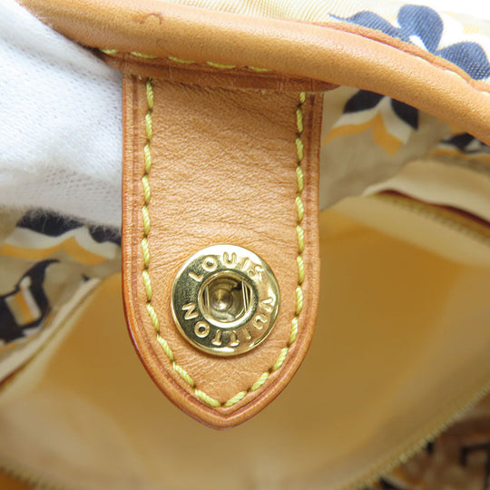LOUIS VUITTON Shoulder Bag M40236 Nylon beige Cruise line Bull MM Women Used Authentic