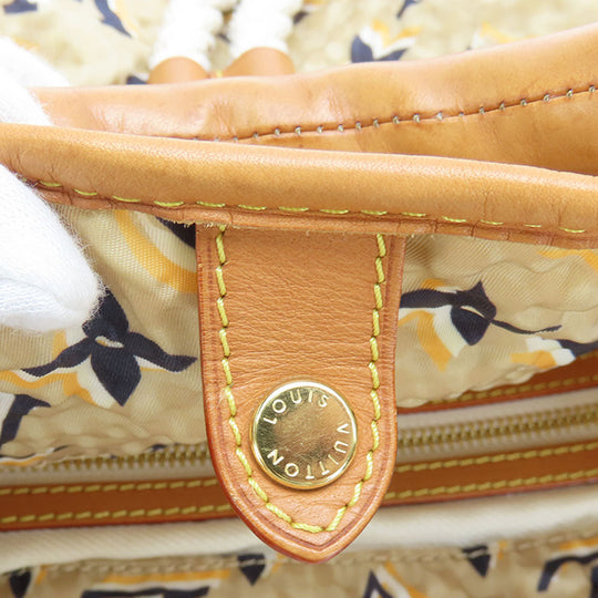 LOUIS VUITTON Shoulder Bag M40236 Nylon beige Cruise line Bull MM Women Used Authentic