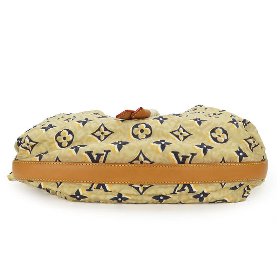 LOUIS VUITTON Shoulder Bag M40236 Nylon beige Cruise line Bull MM Women Used Authentic