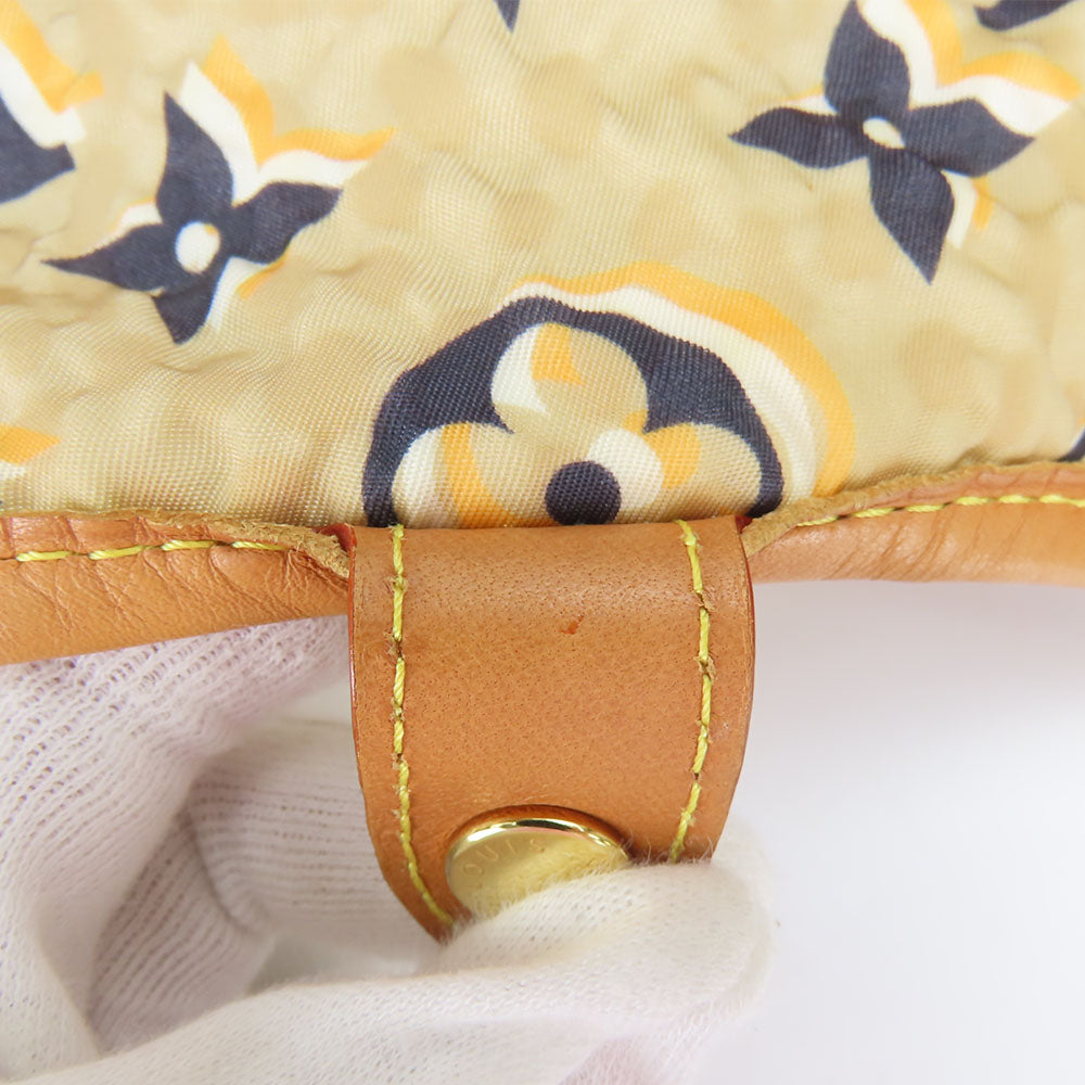 LOUIS VUITTON Shoulder Bag M40236 Nylon beige Cruise line Bull MM Women Used Authentic