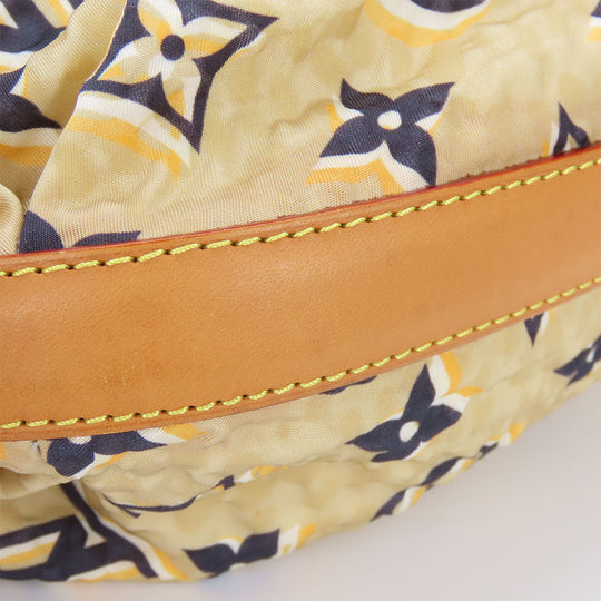 LOUIS VUITTON Shoulder Bag M40236 Nylon beige Cruise line Bull MM Women Used Authentic