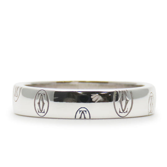 CARTIER Ring K18 white gold White gold happy Birthday