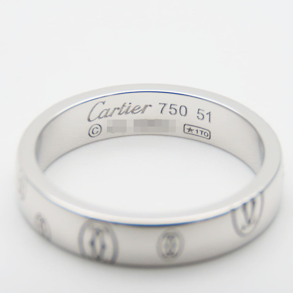 CARTIER Ring K18 white gold White gold happy Birthday