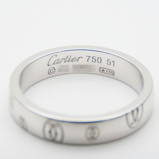 CARTIER Ring K18 white gold White gold happy Birthday