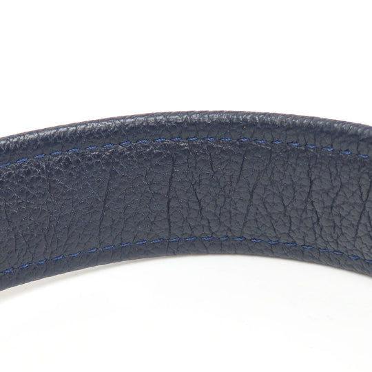 COACH Shoulder Bag F35684 leather Navy Women Used Authentic