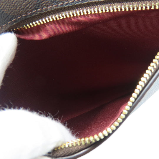 COACH Shoulder Bag C1554 PVC, Leather Red Signature Women Used Authentic