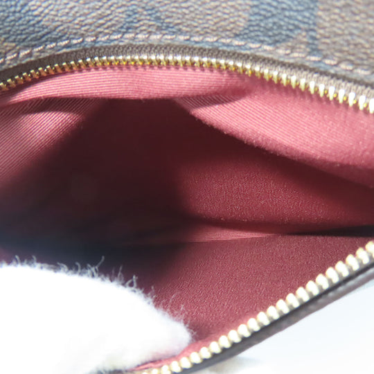 COACH Shoulder Bag C1554 PVC, Leather Red Signature Women Used Authentic