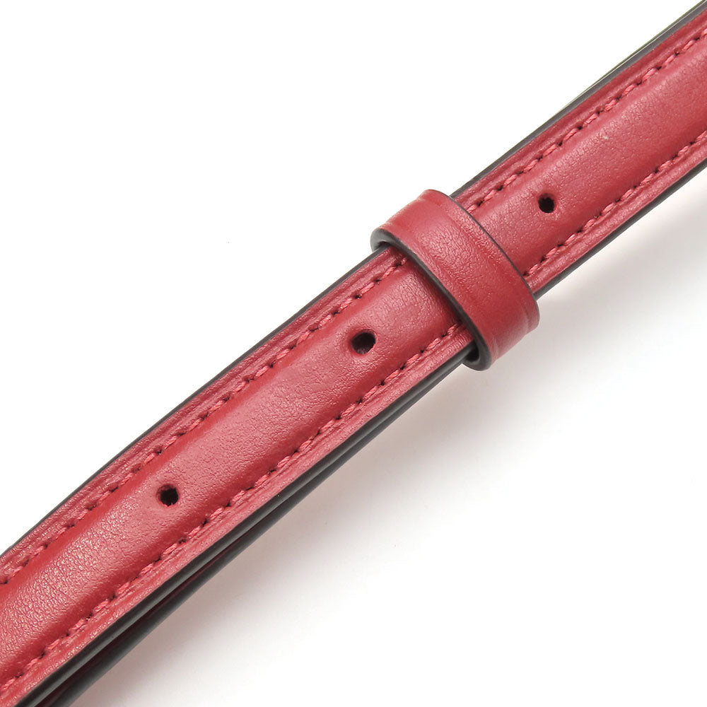 COACH Shoulder Bag C1554 PVC, Leather Red Signature Women Used Authentic