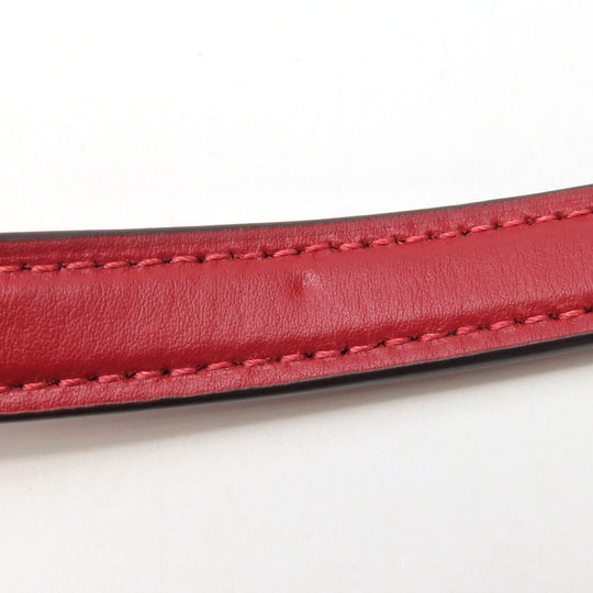 COACH Shoulder Bag C1554 PVC, Leather Red Signature Women Used Authentic