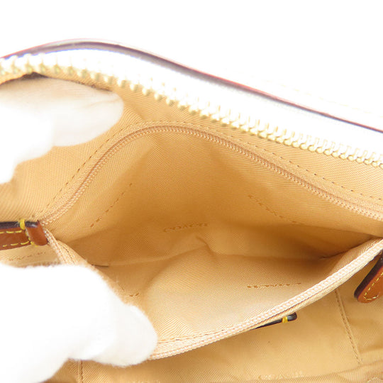 COACH Shoulder Bag 31695 leather beige Women Used Authentic