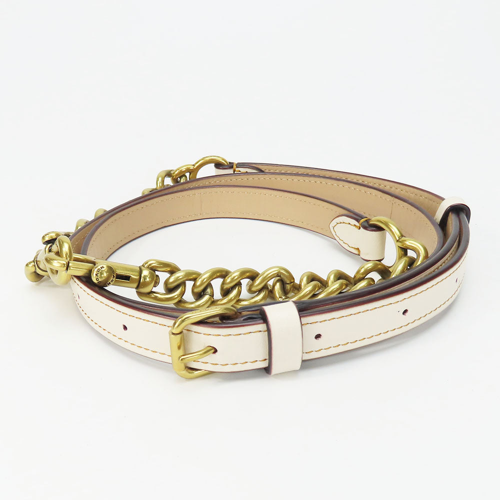 COACH Shoulder Bag 31695 leather beige Women Used Authentic