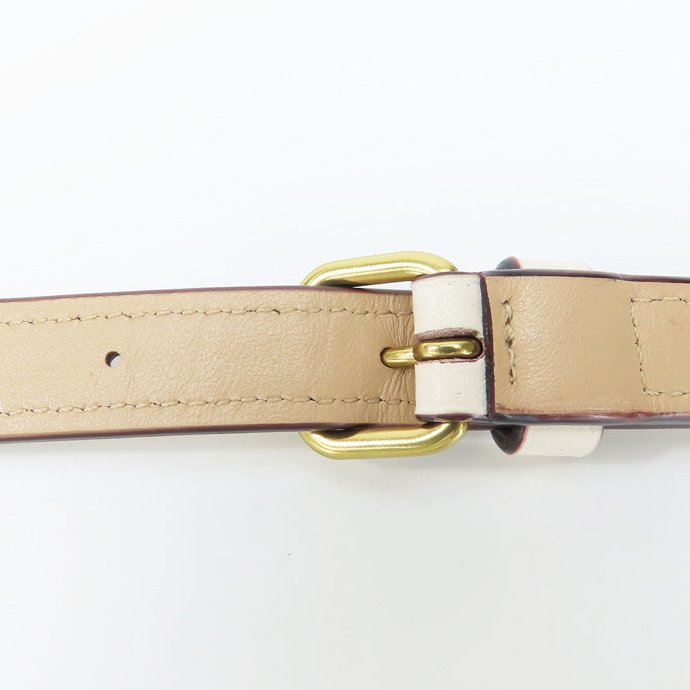 COACH Shoulder Bag 31695 leather beige Women Used Authentic