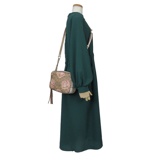 COACH Shoulder Bag 31695 leather beige Women Used Authentic