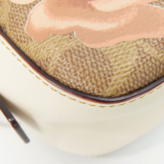 COACH Shoulder Bag 31695 leather beige Women Used Authentic