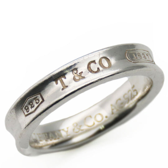 TIFFANY&Co. Ring Silver925 Silver 1837 Narrow Women Used Authentic