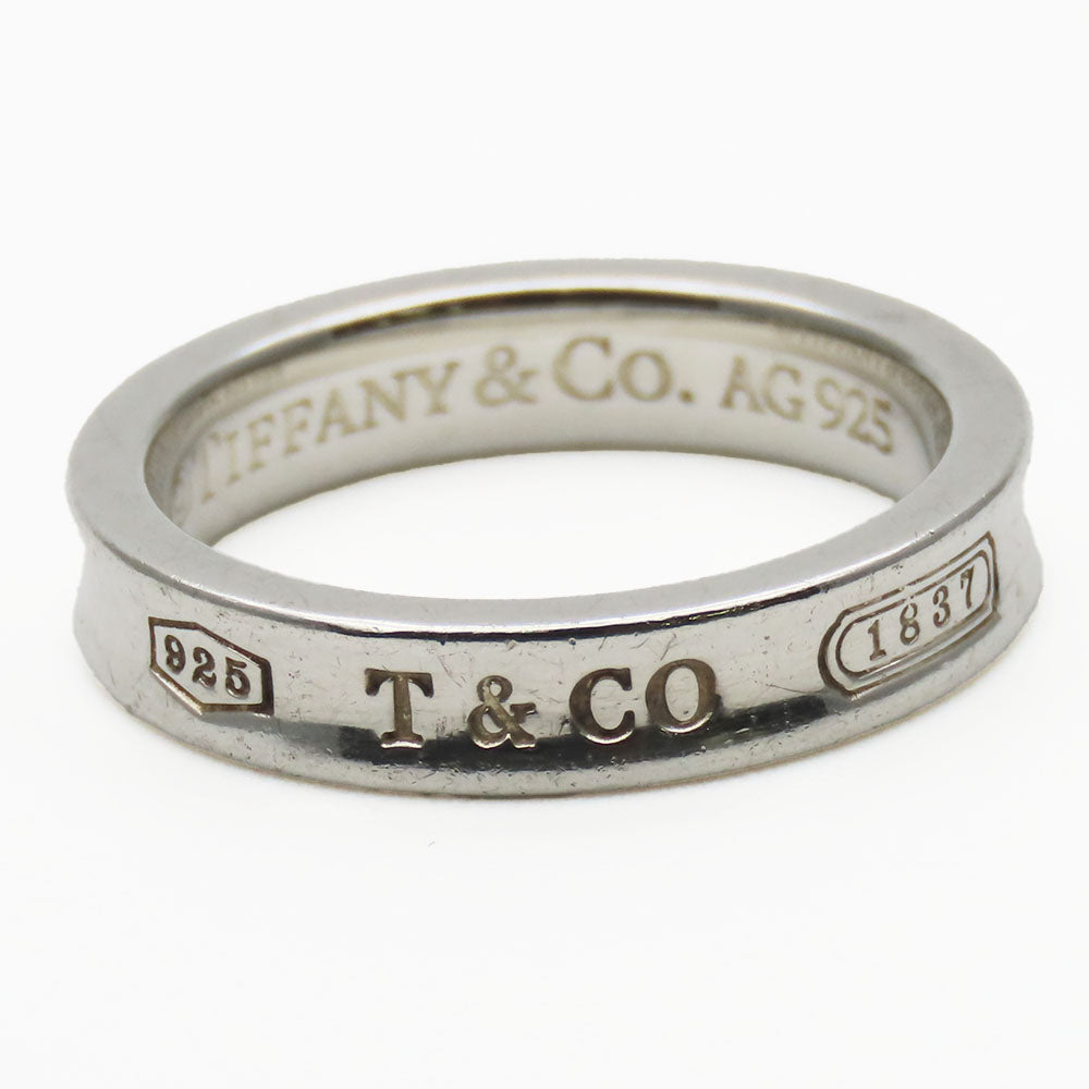 TIFFANY&Co. Ring Silver925 Silver 1837 Narrow Women Used Authentic
