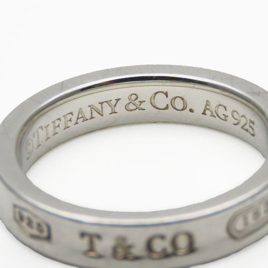 TIFFANY&Co. Ring Silver925 Silver 1837 Narrow Women Used Authentic