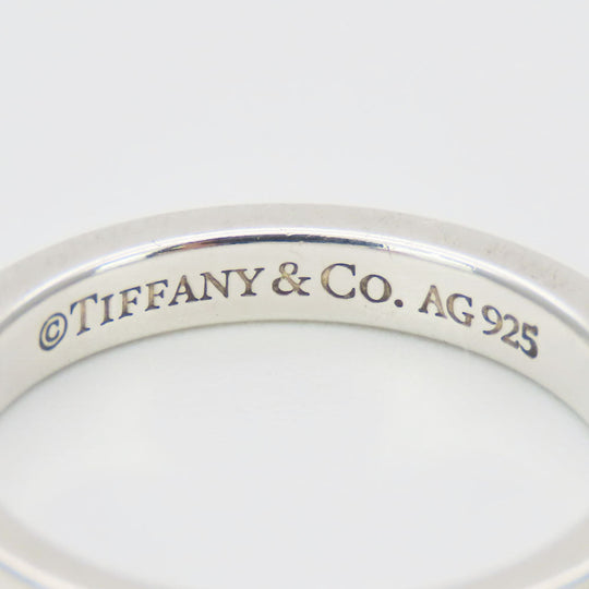 TIFFANY&Co. Ring Silver925 Silver New York Notes narrowing Women Used Authentic