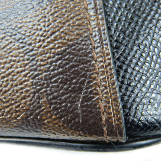 COACH Handbag F31475 Leather, PVC black Signature Women Used Authentic