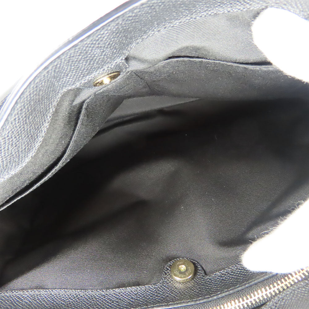 COACH Handbag F31475 Leather, PVC black Signature Women Used Authentic