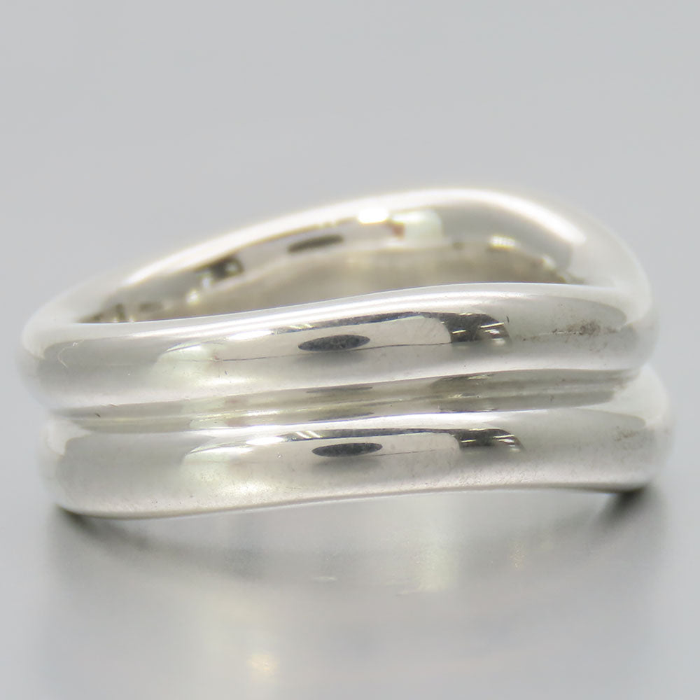 TIFFANY&Co. Ring Silver925 Silver El Saperetti Double Curved Wave