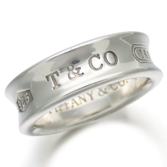 TIFFANY&Co. Ring Silver925 Silver 1837 Narrow Women Used Authentic