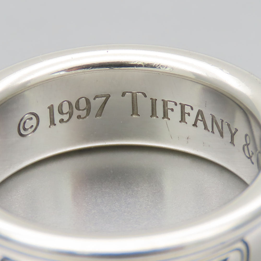 TIFFANY&Co. Ring Silver925 Silver 1837 Narrow Women Used Authentic