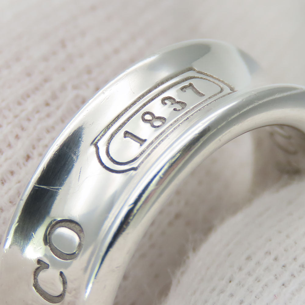 TIFFANY&Co. Ring Silver925 Silver 1837 Narrow Women Used Authentic