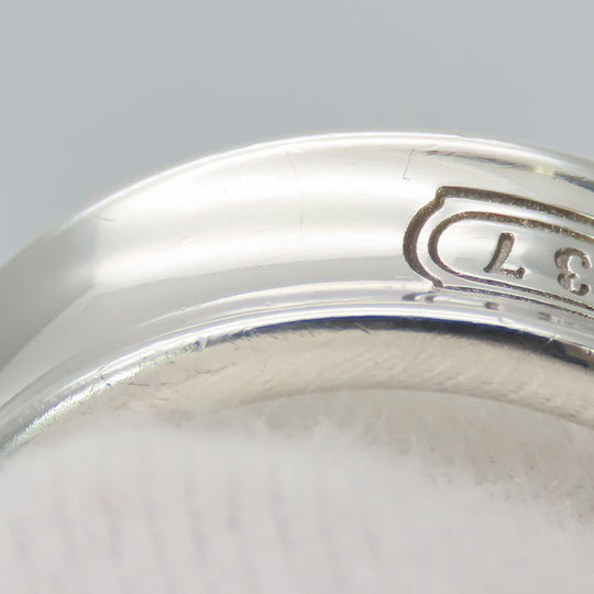 TIFFANY&Co. Ring Silver925 Silver 1837 Narrow Women Used Authentic