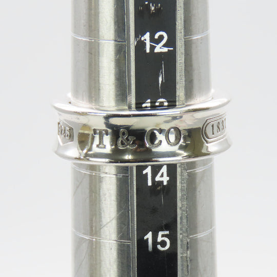 TIFFANY&Co. Ring Silver925 Silver 1837 Narrow Women Used Authentic