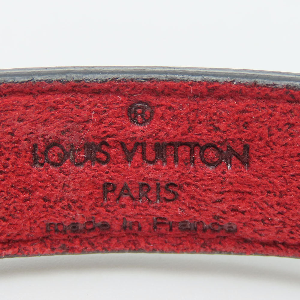 LOUIS VUITTON Bangle ‚l64447 Calfskin, Metal Noir Monogram Brass Le Vogue Rack Women Used Authentic
