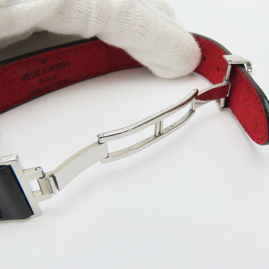LOUIS VUITTON Bangle ‚l64447 Calfskin, Metal Noir Monogram Brass Le Vogue Rack Women Used Authentic