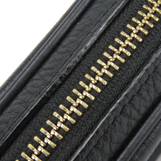 COACH Shoulder Bag F73952 leather black Women Used Authentic