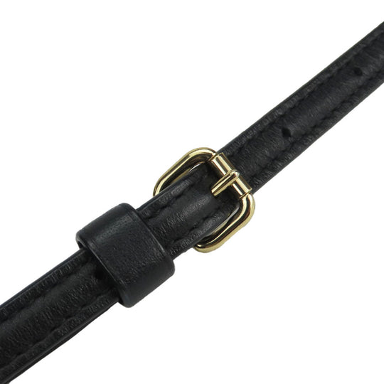 COACH Shoulder Bag F73952 leather black Women Used Authentic