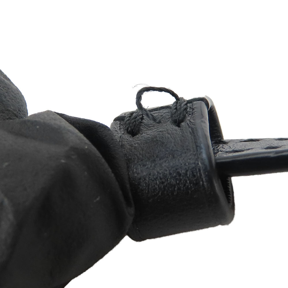 COACH Shoulder Bag F73952 leather black Women Used Authentic