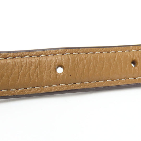 COACH Shoulder Bag CA172 PVC, Leather beige Signature Jamie Camera Bag Women Used Authentic