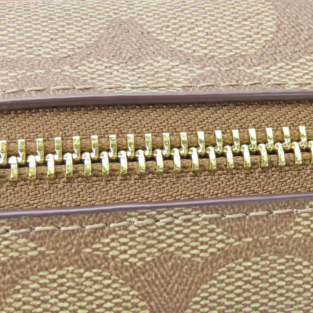 COACH Shoulder Bag CA172 PVC, Leather beige Signature Jamie Camera Bag Women Used Authentic