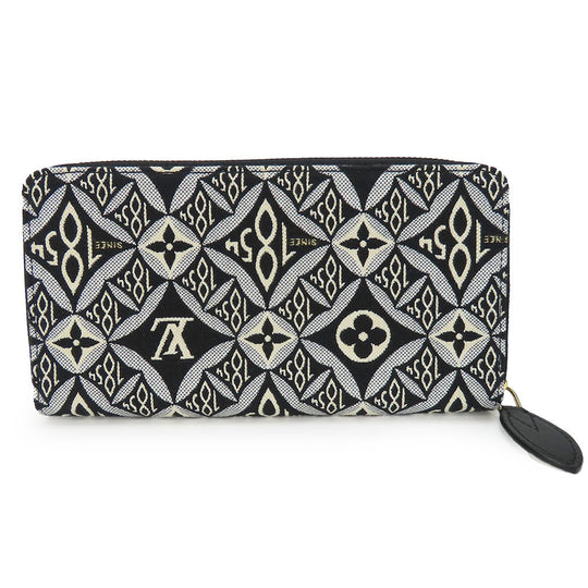 LOUIS VUITTON Long Wallet Purse M80324 Monogram Jaguar Noir Since1854 Zippy wallet