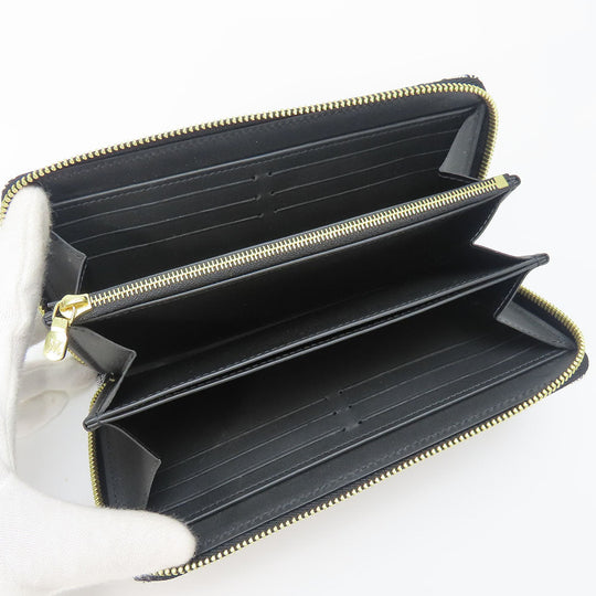 LOUIS VUITTON Long Wallet Purse M80324 Monogram Jaguar Noir Since1854 Zippy wallet