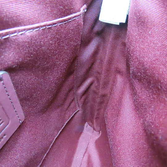 COACH Shoulder Bag C1554 PVC, Leather Brown Signature Women Used Authentic