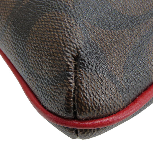 COACH Shoulder Bag C1554 PVC, Leather Brown Signature Women Used Authentic