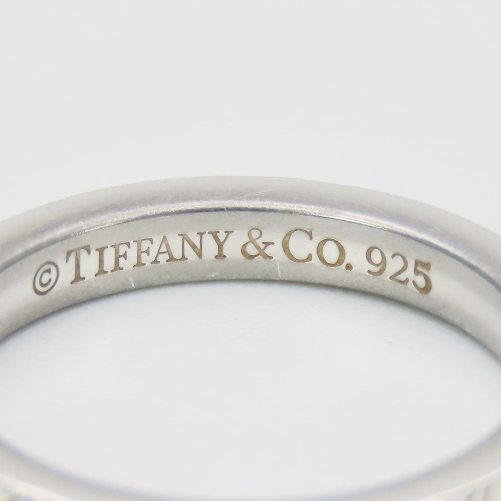 TIFFANY&Co. Ring Silver925 Silver New York Notes narrowing Women Used Authentic