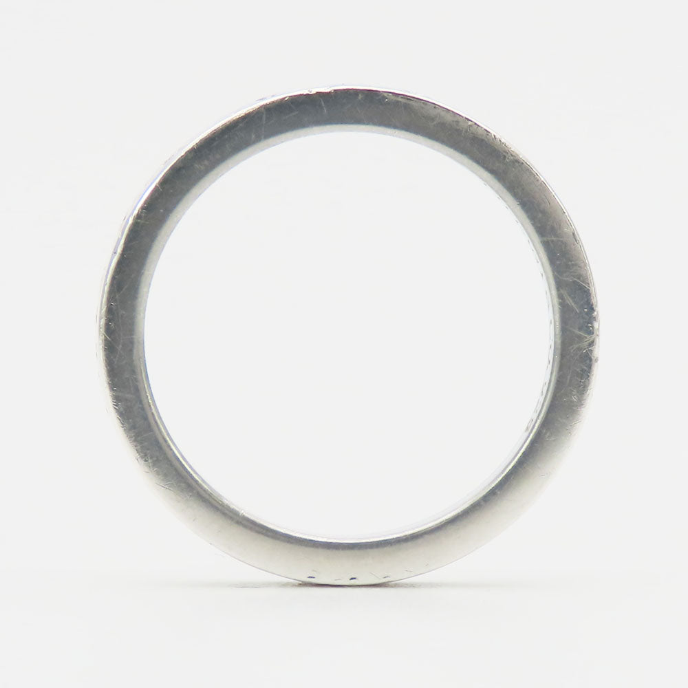 TIFFANY&Co. Ring Silver925 Silver New York Notes narrowing Women Used Authentic