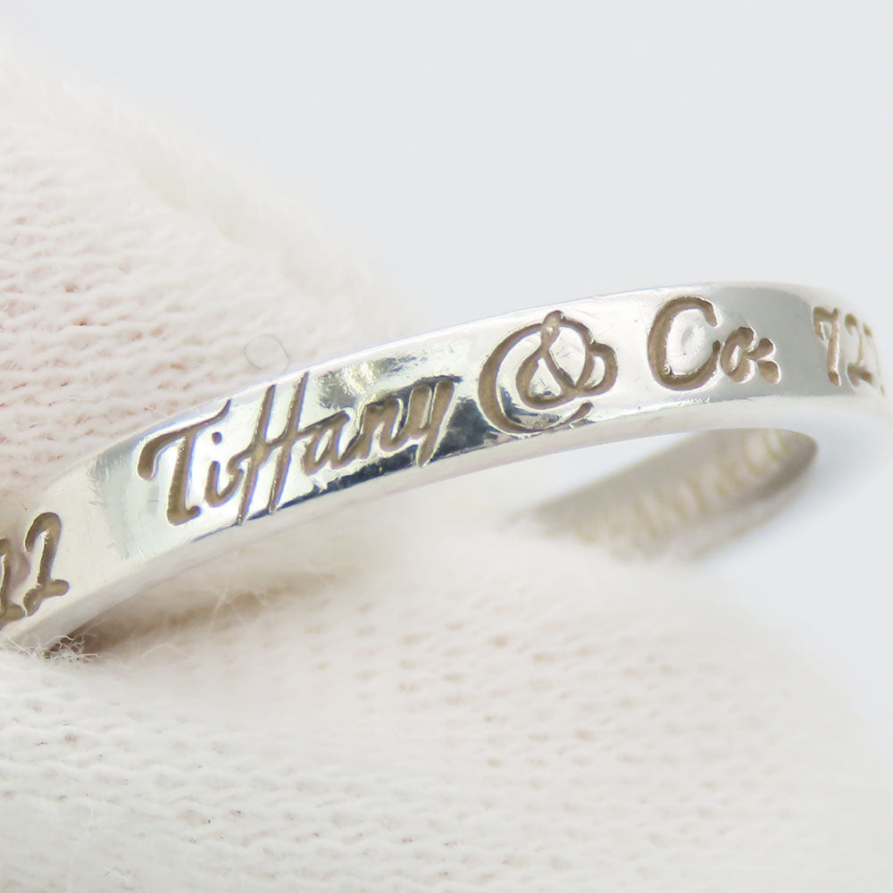 TIFFANY&Co. Ring Silver925 Silver New York Notes narrowing Women Used Authentic