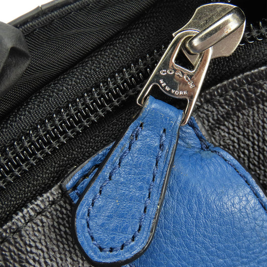 COACH Shoulder Bag F72043 Leather, PVC black Signature mens Used Authentic