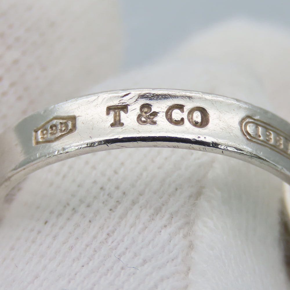 TIFFANY&Co. Ring Silver925 Silver 1837 Interlocking Women Used Authentic