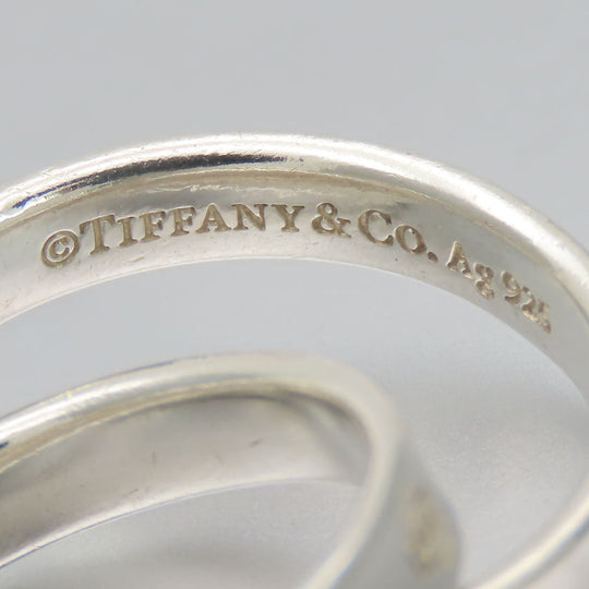 TIFFANY&Co. Ring Silver925 Silver 1837 Interlocking Women Used Authentic